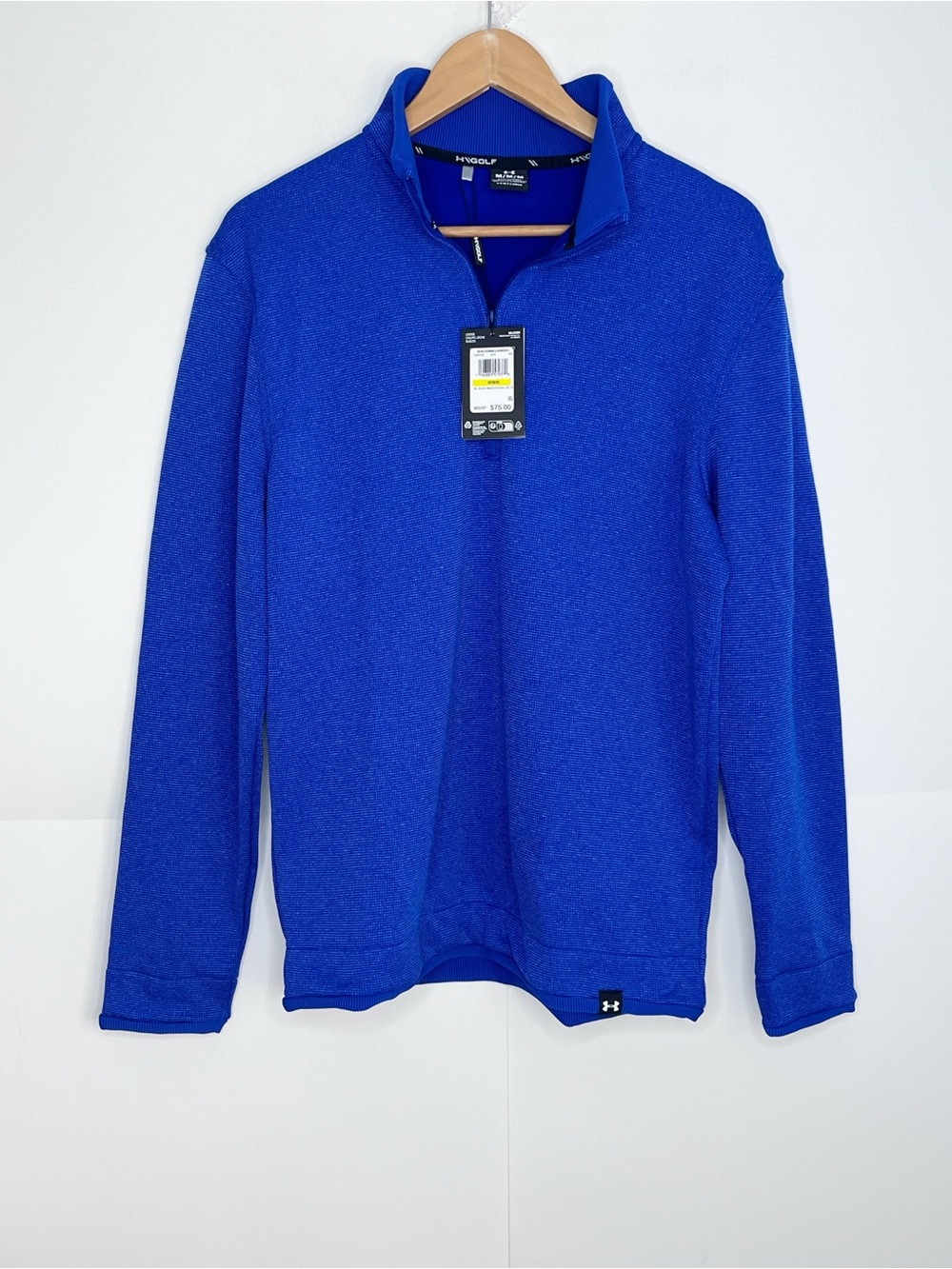Under Armour Mens Golf Storm Sweater fleece Quarter Zip Size Medium